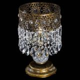 Настольная лампа Восток с пластинками под бронзу в Саратове