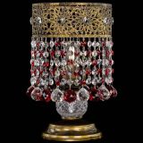 Настольная лампа Восток с шарами под бронзу Красная в Саратове