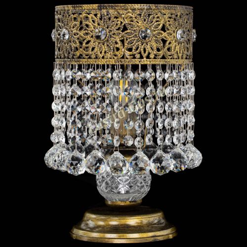 Настольная лампа Восток с шарами под бронзу в Саратове Гусь Хрустальный