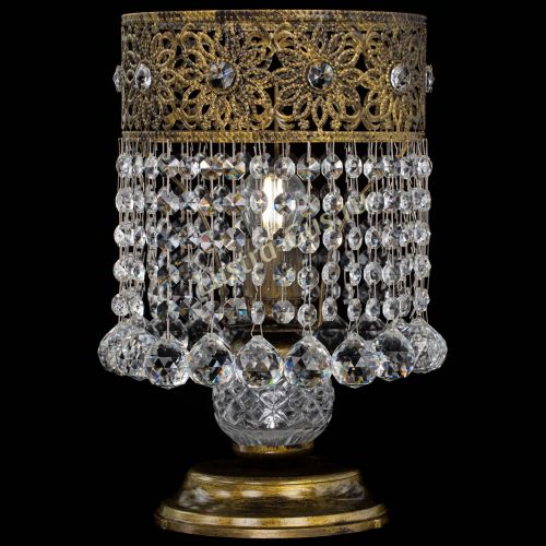 Настольная лампа Восток с шарами под бронзу в Саратове Гусь Хрустальный