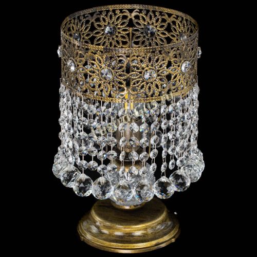 Настольная лампа Восток с шарами под бронзу в Саратове Гусь Хрустальный