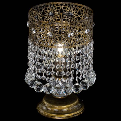 Настольная лампа Восток с шарами под бронзу в Саратове Гусь Хрустальный