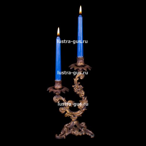 Подсвечник Изабелла 2 свечи в Саратове Гусь Хрустальный