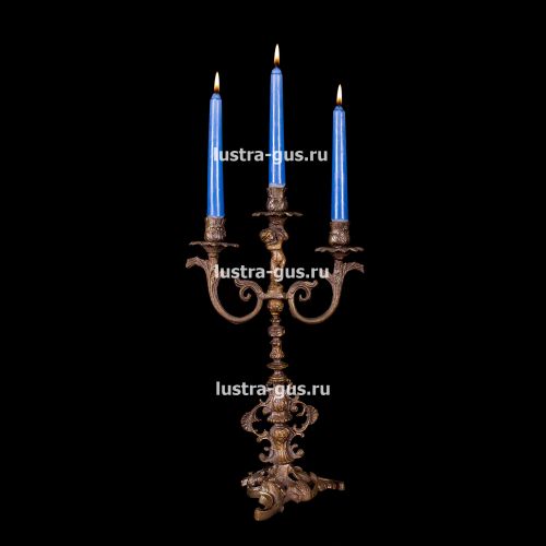 Подсвечник Изабелла 3 свечи в Саратове Гусь Хрустальный