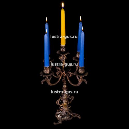 Подсвечник Изабелла ангел 5 свечей в Саратове Гусь Хрустальный