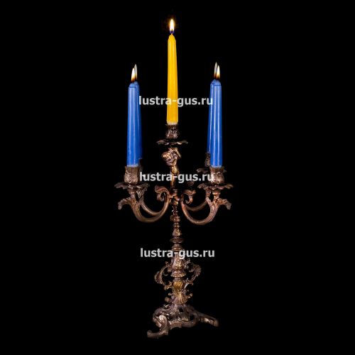 Подсвечник Изабелла ангел 5 свечей в Саратове Гусь Хрустальный