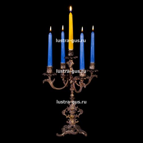 Подсвечник Изабелла ангел 5 свечей в Саратове Гусь Хрустальный