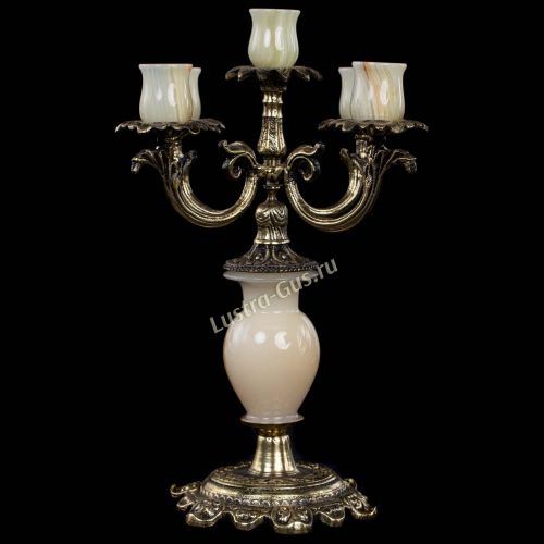 Подсвечник Оникс №5 в Саратове Гусь Хрустальный