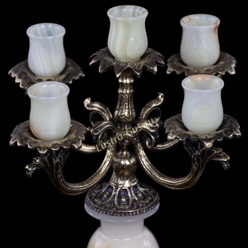 Подсвечник Оникс №5 в Саратове Гусь Хрустальный