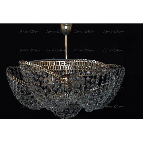 Люстра Космос 3 лампы с подвесом в Саратове Гусь Хрустальный