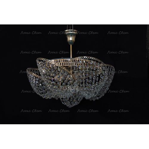 Люстра Космос 3 лампы с подвесом в Саратове Гусь Хрустальный