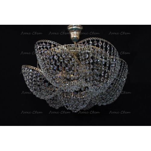 Люстра Космос 3 лампы с подвесом в Саратове Гусь Хрустальный