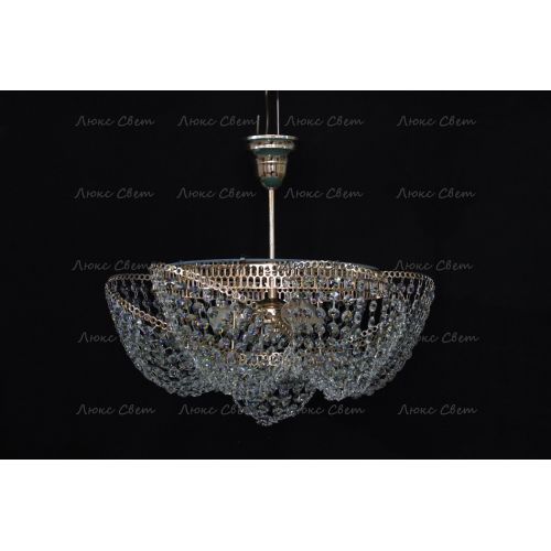 Люстра Космос 3 лампы с подвесом в Саратове Гусь Хрустальный