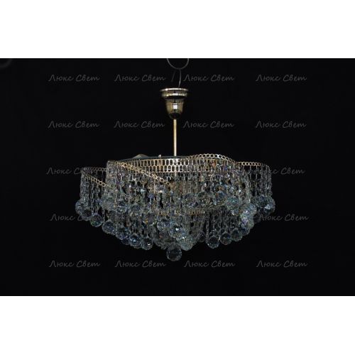 Люстра Космос 3 лампы с подвесом шар в Саратове Гусь Хрустальный