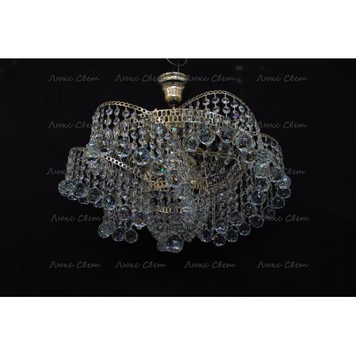 Люстра Космос 3 лампы с подвесом шар в Саратове Гусь Хрустальный