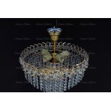 Люстра Капель Лепесток обтикон подвесная (собрана под конус) в Саратове