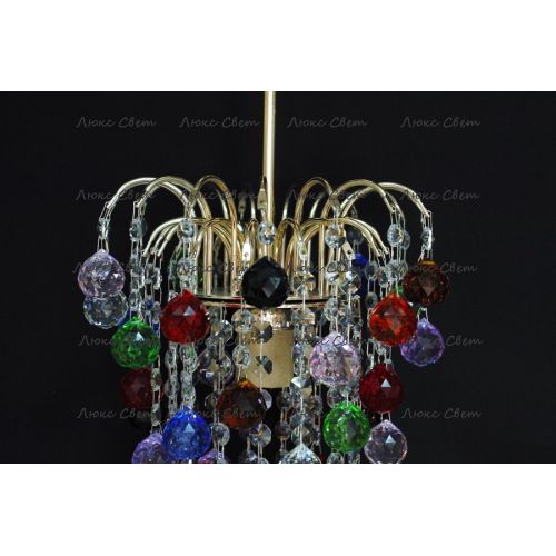 Люстра Зима - Шар Разноцветный в Саратове Гусь Хрустальный