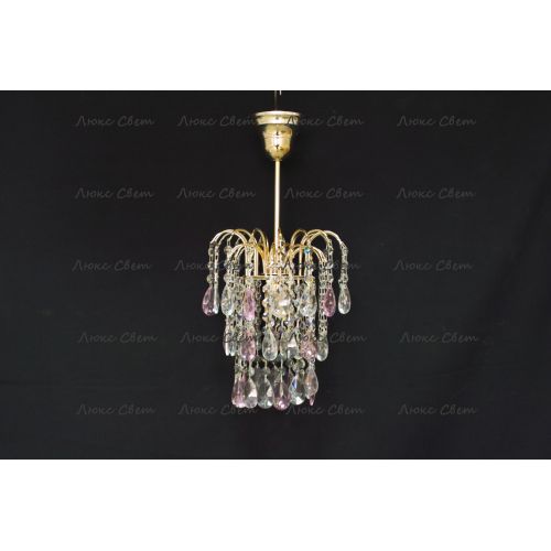 Люстра Зима журавлик розовая в Саратове Гусь Хрустальный