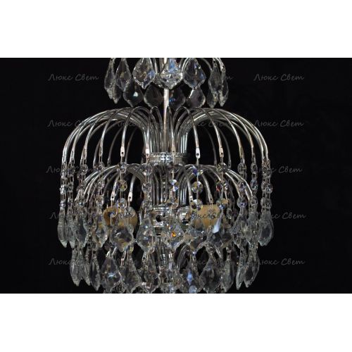 Люстра Хрустальные брызги с подвесом дубик в Саратове Гусь Хрустальный