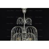 Люстра Хрустальные брызги с подвесом дубик в Саратове