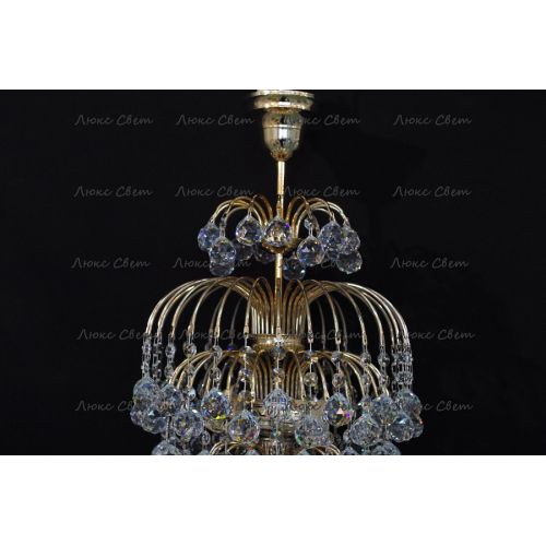 Люстра Хрустальные брызги с подвесом шар 30 мм в Саратове Гусь Хрустальный