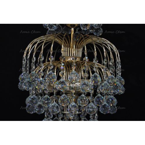 Люстра Хрустальные брызги с подвесом шар 30 мм в Саратове Гусь Хрустальный