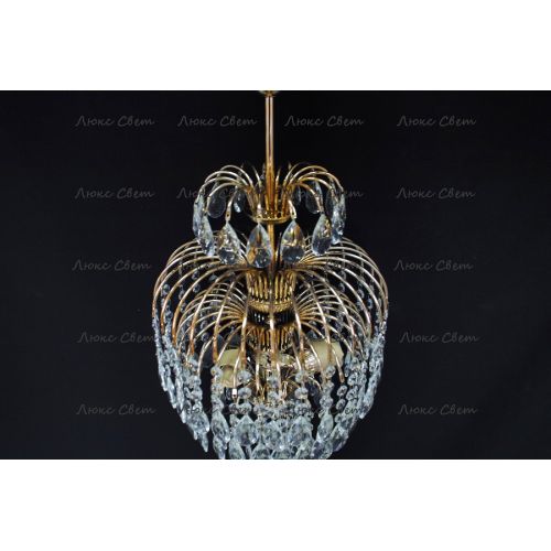 Люстра Хрустальные Брызги с подвесом журавлик в Саратове Гусь Хрустальный