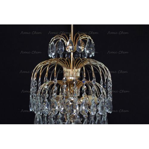 Люстра Хрустальные Брызги с подвесом журавлик в Саратове Гусь Хрустальный