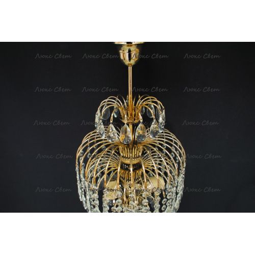 Люстра Хрустальные Брызги с подвесом журавлик в Саратове Гусь Хрустальный