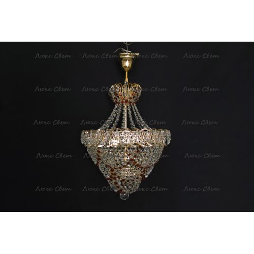 Люстра Натали Роза чайная в Саратове Гусь Хрустальный