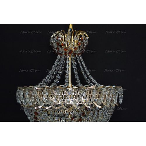 Люстра Натали Роза чайная в Саратове Гусь Хрустальный