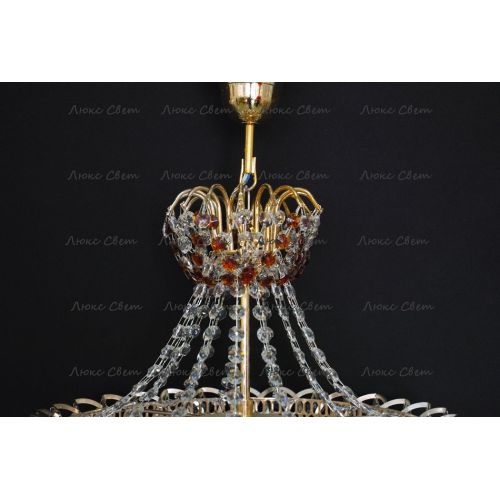 Люстра Натали Роза чайная в Саратове Гусь Хрустальный