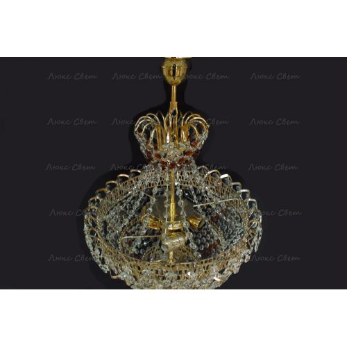 Люстра Натали Роза чайная в Саратове Гусь Хрустальный