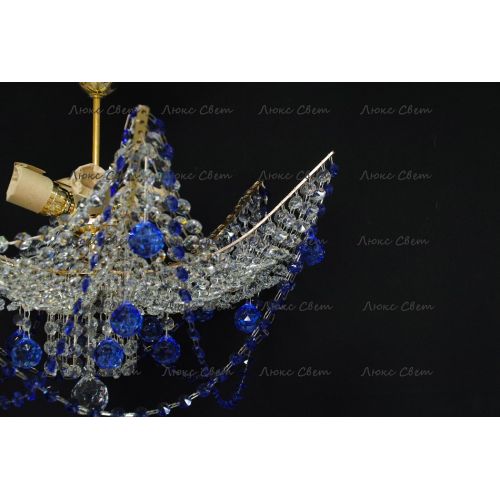 Люстра Марина № 2 цветная  в Саратове Гусь Хрустальный