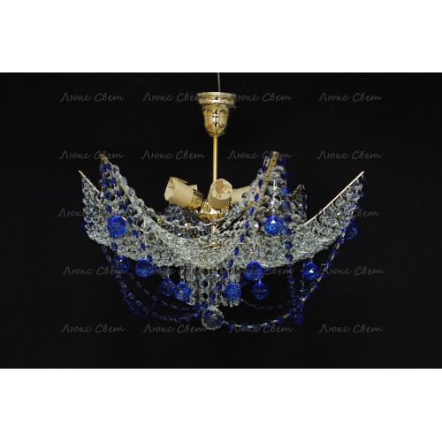 Люстра Марина № 2 цветная  в Саратове Гусь Хрустальный