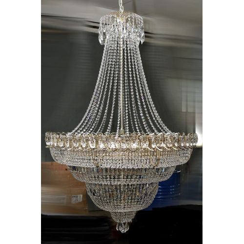 Люстра Водопад с подвесом 1000 мм в Саратове Гусь Хрустальный