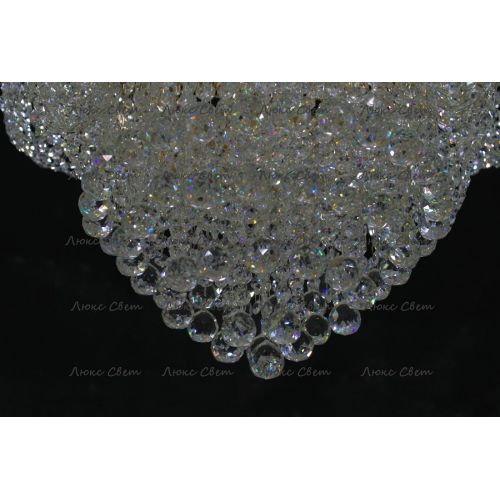Люстра Лотос с подвесом диаметр 1000 мм высота1500 мм в Саратове Гусь Хрустальный