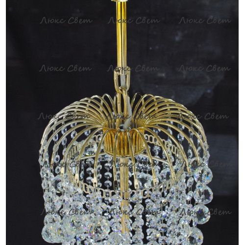 Люстра Лотос с подвесом диаметр 1000 мм высота1500 мм в Саратове Гусь Хрустальный