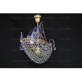 Люстра Корвет 1 ламповый синий в Саратове