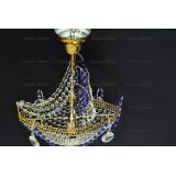 Люстра Корвет 1 ламповый синий в Саратове