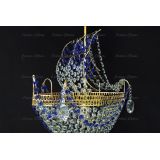 Люстра Корвет 1 ламповый синий в Саратове