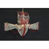 Люстра Летучий Голландец красный в Саратове