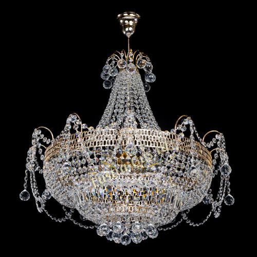 Люстра Агата большая в Саратове Гусь Хрустальный