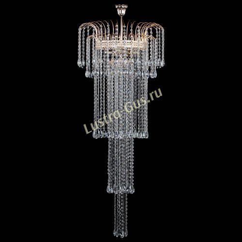 Люстра Агата Каскад №4 длинная в Саратове Гусь Хрустальный