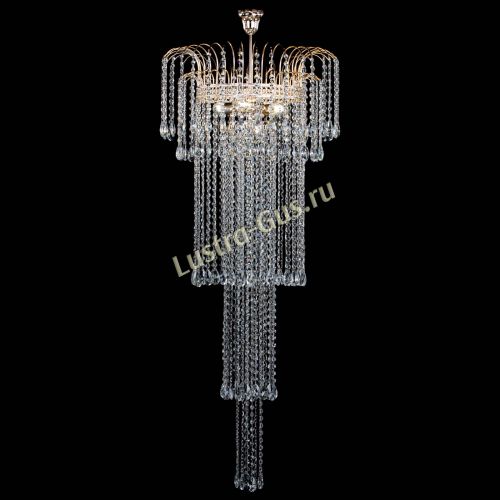 Люстра Агата Каскад №4 длинная в Саратове Гусь Хрустальный