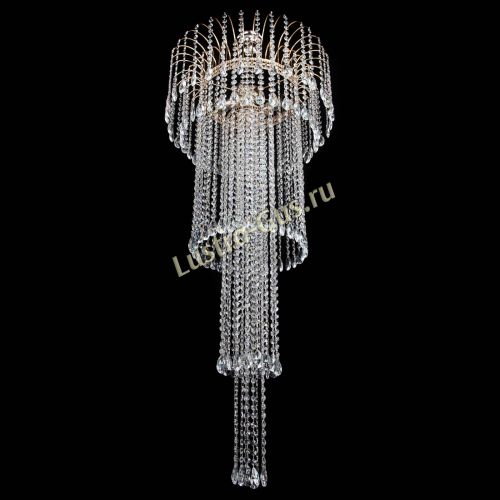 Люстра Агата Каскад №4 длинная в Саратове Гусь Хрустальный