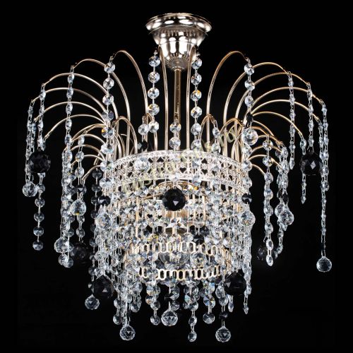 Люстра Агата Венеция №1 черная в Саратове Гусь Хрустальный