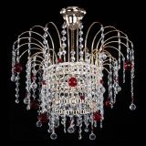 Люстра Агата Венеция №1 красная в Саратове