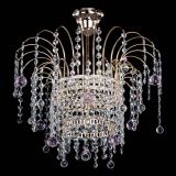 Люстра Агата Венеция №1 розовая в Саратове