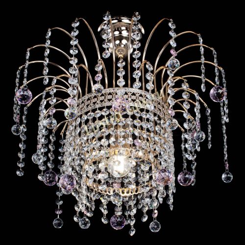 Люстра Агата Венеция №1 розовая в Саратове Гусь Хрустальный